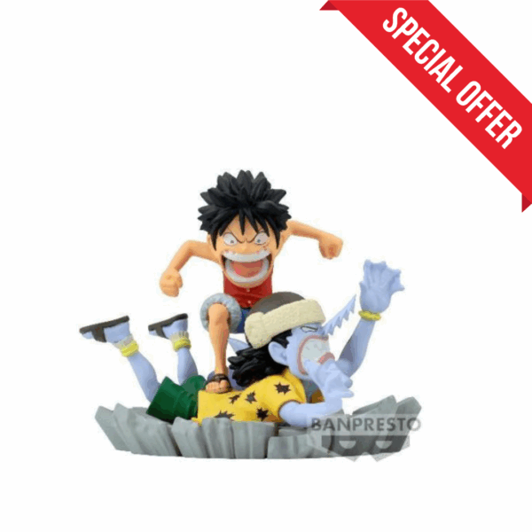 Figure Banpresto Luffy vs Arlong One Piece WCF stories