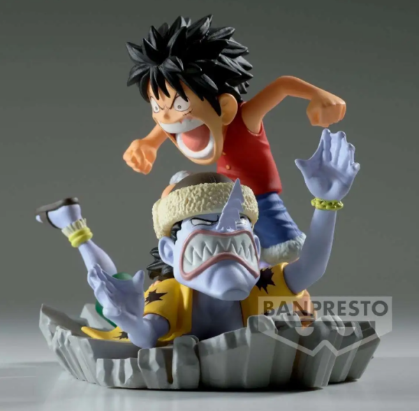 Figure Banpresto Luffy vs Arlong One Piece WCF stories - immagine 3