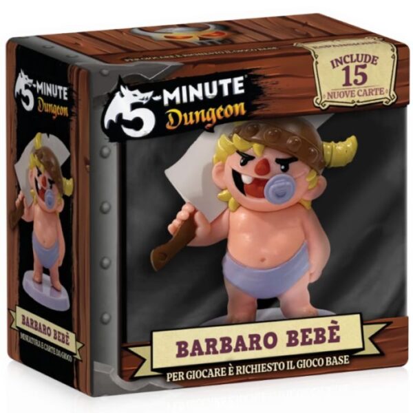 Barbaro Bebè espansione 5 Minute Dungeon italiana