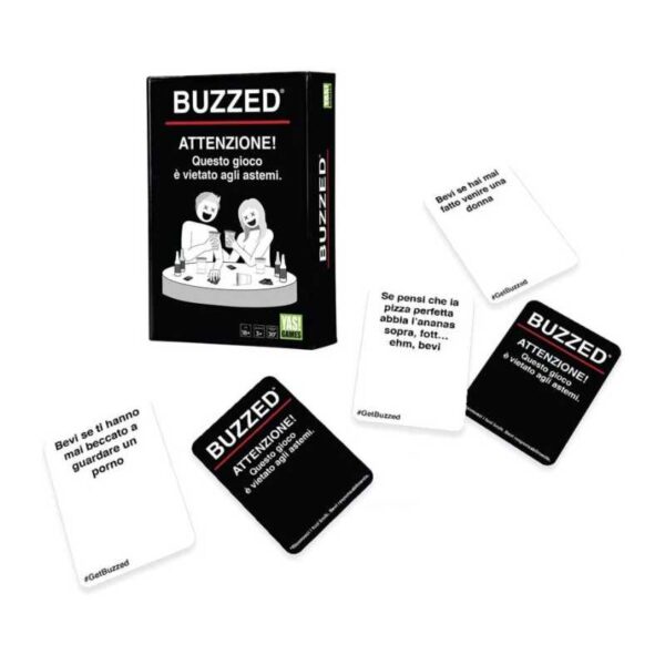 Buzzed gioco da tavolo party alcolico per adulti