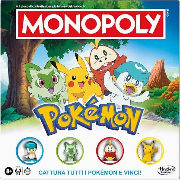Monopoly Pokémon Edizione 2025 gioco da tavolo Hasbro