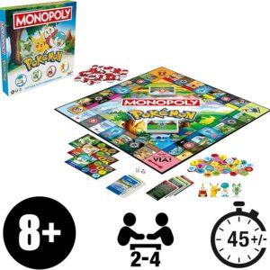 Monopoly Pokémon Edizione 2025 gioco da tavolo Hasbro - immagine 2
