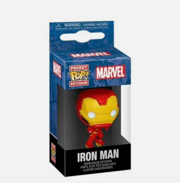 Iron Man Pocket Pop portachiavi Marvel mini Funko