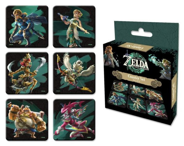Set 6 Sottobicchieri Zelda Pyramid Official