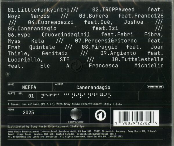 CD Neffa Canerandagio Pt.1 cover con lieve difetto - immagine 3