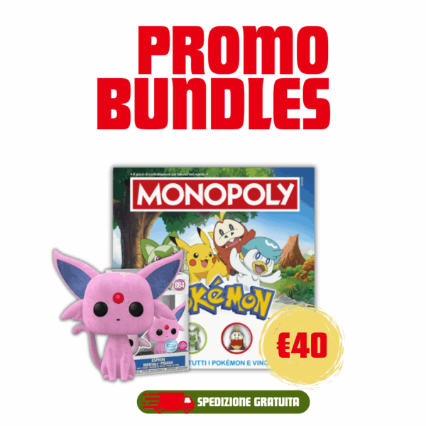 Bundle Pokémon Monopoly + Funko Espeon Flocked