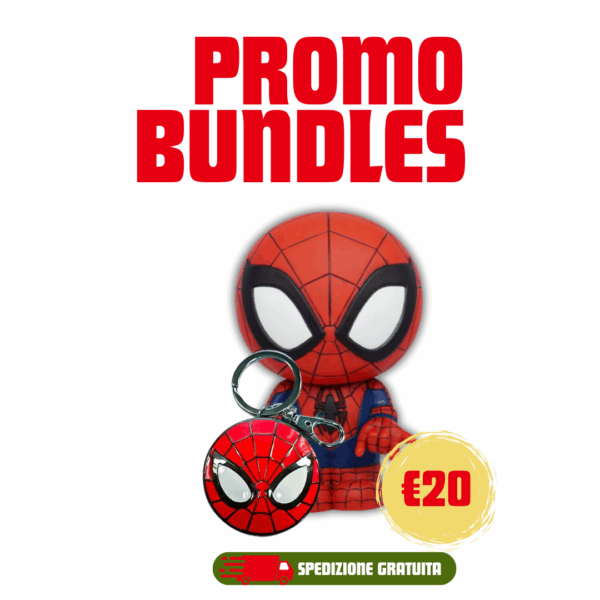 Bundle Spider Man Figural Bank Portachiavi