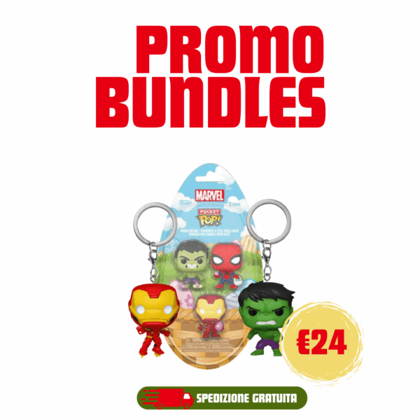 Bundle Marvel Pocket Pop Iron Hulk Spider