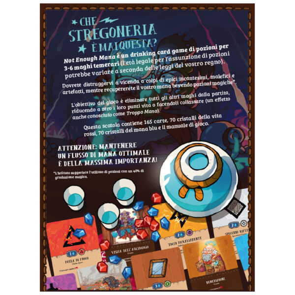 Not Enough Mana – Drinking Card Game Italiano (Preorder) - immagine 2