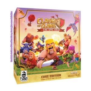 Clash of Clans The Epic Raid Core Edition gioco da tavolo
